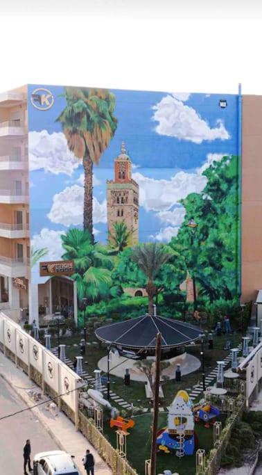 Appart Majorelle Terrasse Wifi Centre Ville Marrakesh Buitenkant foto